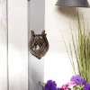 Rustic Horseshoe Cast Iron Door Knocker - Durable and Stylish Entryway Decor
