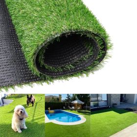 6.5FT*15FT Artificial Grass Turf -5FTx10FT 0.8"Indoor/Outdoor Synthetic Fake Grass,for Garden yard,Autumn Blend 4-Color